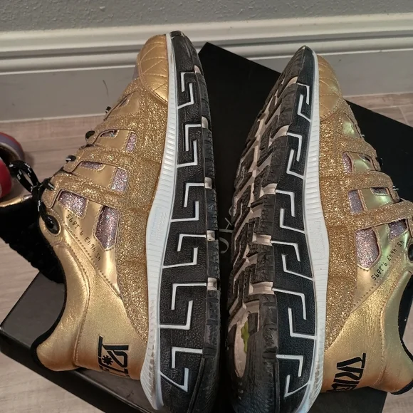 designer LIMITED EDITION VERSACE Trigreca Glitter sneaker